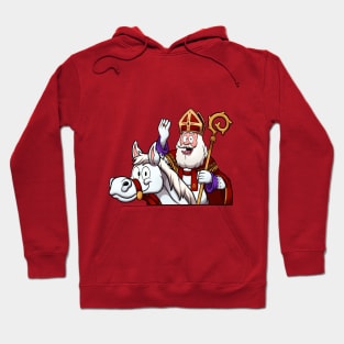 Saint Nicholas On Horse Hoodie